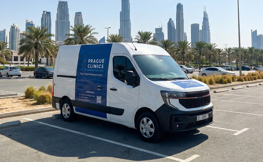Медицинский автомобиль Prague Clinics Dubai