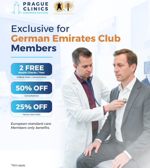 German Emirates Club X Prague Clinics - Offer