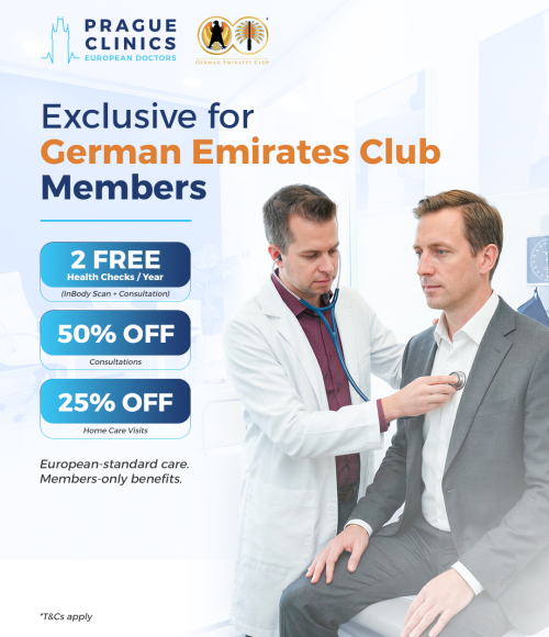 German Emirates Club X Prague Clinics - Offer